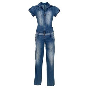 Blue Denim Jumpsuit